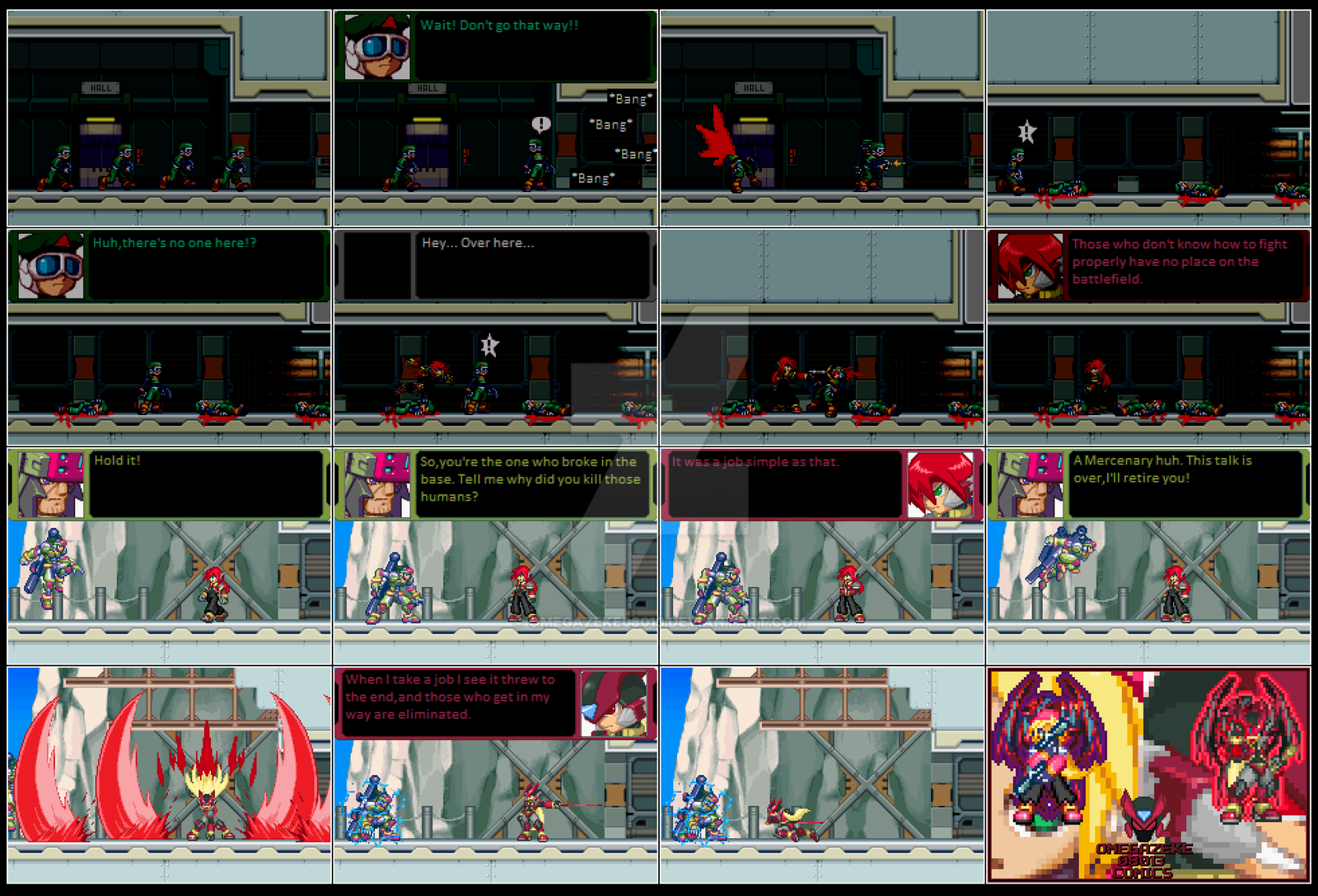 Megaman Zx Avalon Prologue Zeke By Omegazeke On Deviantart Megaman Zx Avalon Prologue Zeke By Omegazeke On Deviantart