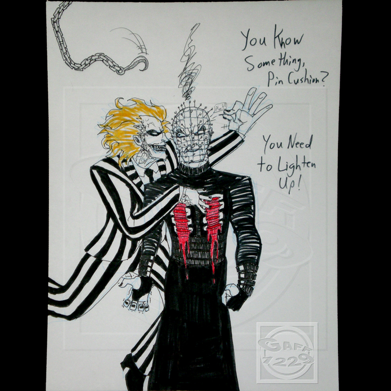 Beetlejuice vs Pinhead