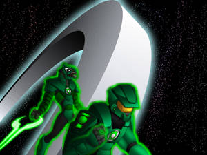Halo + Green Lantern
