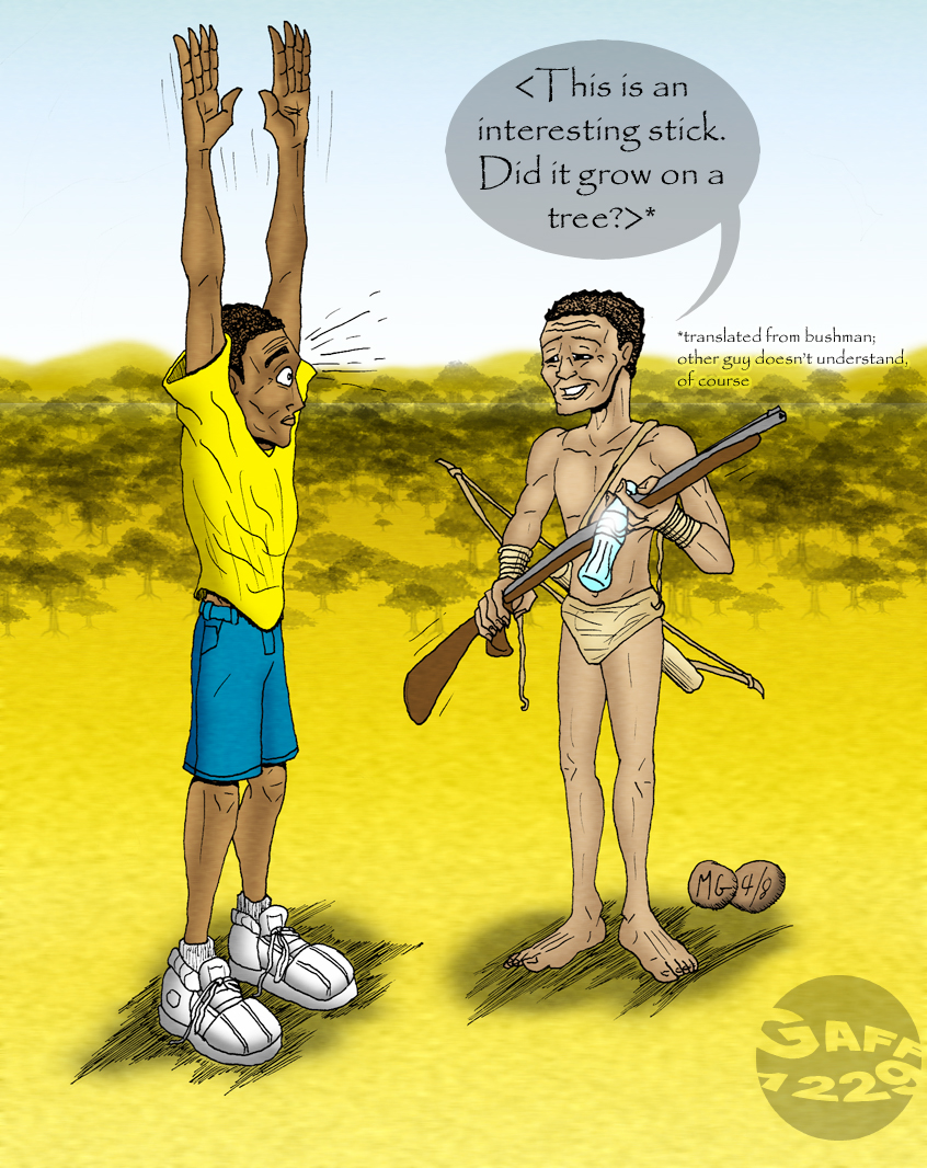 the Gods must be Crazy - stick by What-the-Gaff on DeviantArt the Gods must be Crazy - stick by What-the-Gaff on DeviantArt