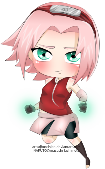 chibi sakura 2 by zvrn on DeviantArt