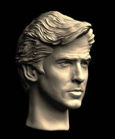 Pierce Brosnan 1/6 head sculpt -WIP UPDATE-