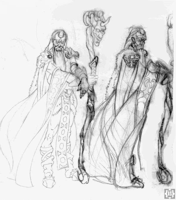 WIZARD- study /sketch by andreasilvestri on DeviantArt