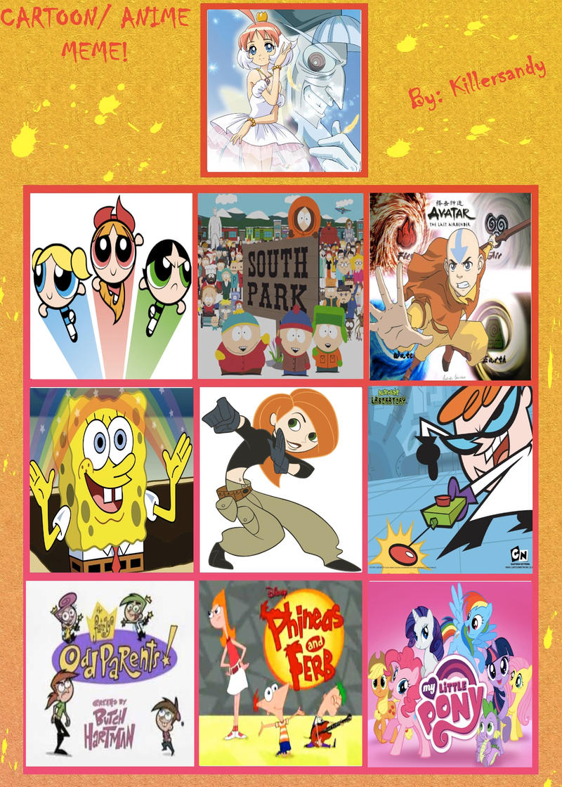 My Top 10 Favorite Cartoons Meme by WindsOfInspiration10 on DeviantArt