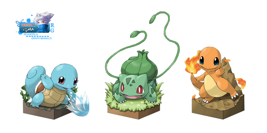Carapuce Bubilzarre And Salameche Pokemon By Sokagensou On Deviantart Carapuce Bubilzarre And Salameche Pokemon By Sokagensou On Deviantart