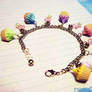 Rainbow Cupcake Bracelet