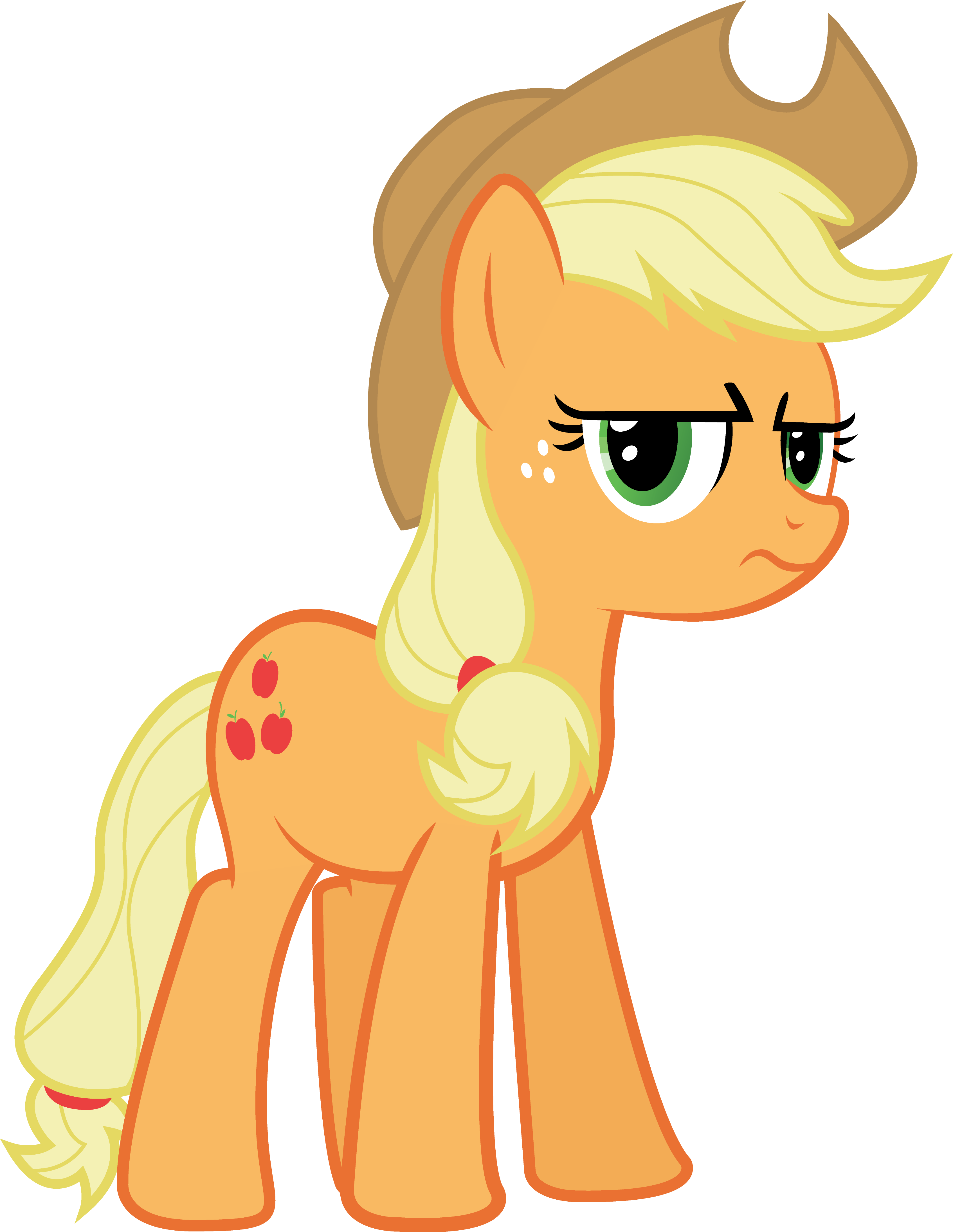 Applejack Is Not Amused