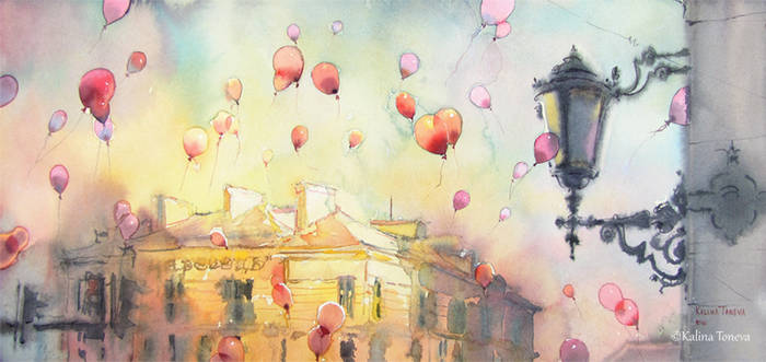 Autumn balloons