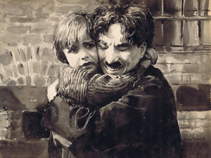 Moment from the movie The Kid (1921)