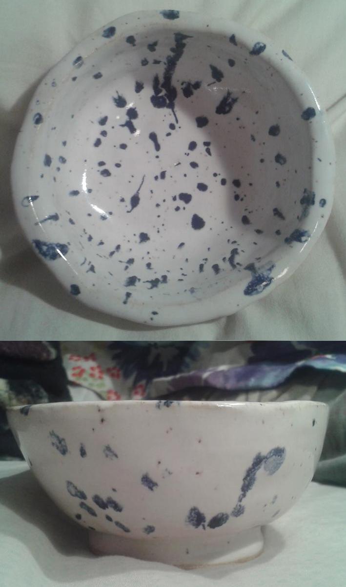 Blue Speckled Bowl