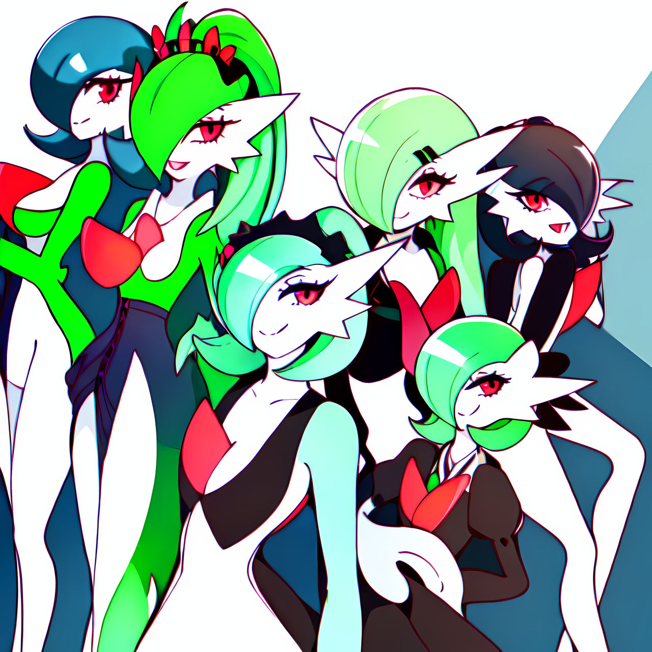 Gardevoir full party by OmegaLights on DeviantArt