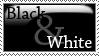 Black and White Stamp by Olivedrab