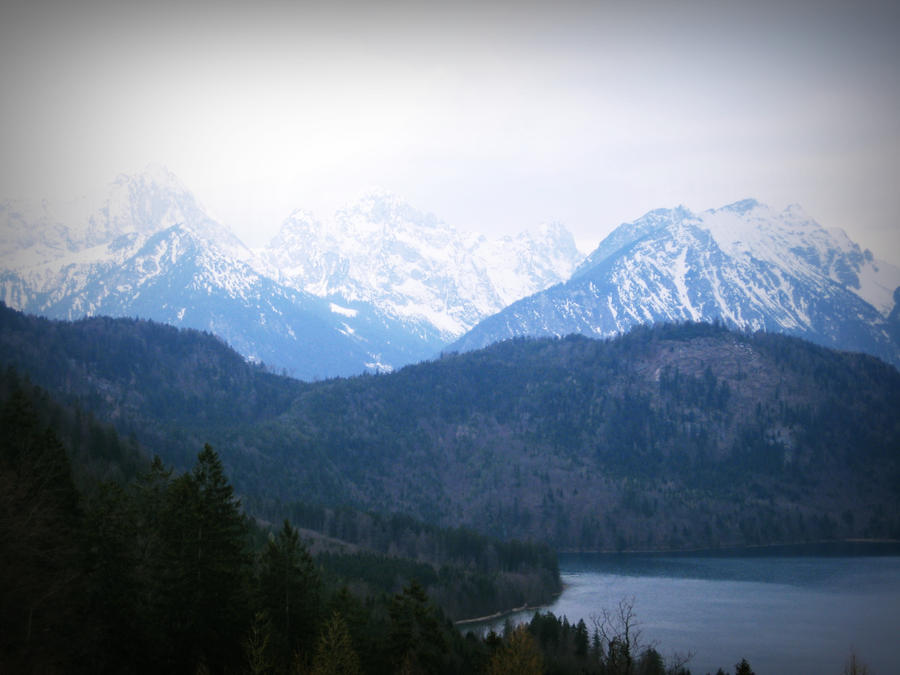 The Alps II by evelynrosalia on DeviantArt