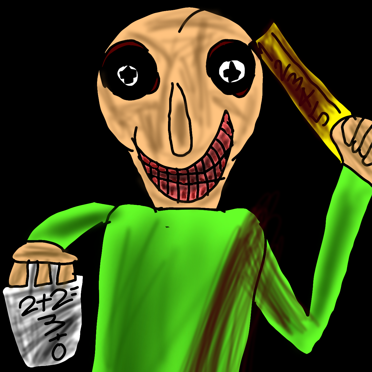 Baldi Math Horror My horror baldi art by RobloxaNashbro5ev on DeviantArt