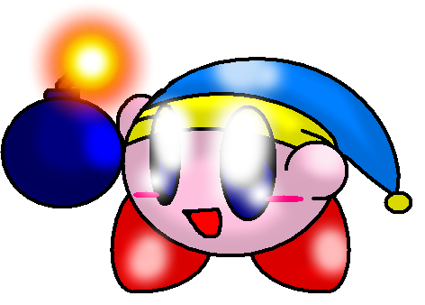 Kirby art 10 - Bomb