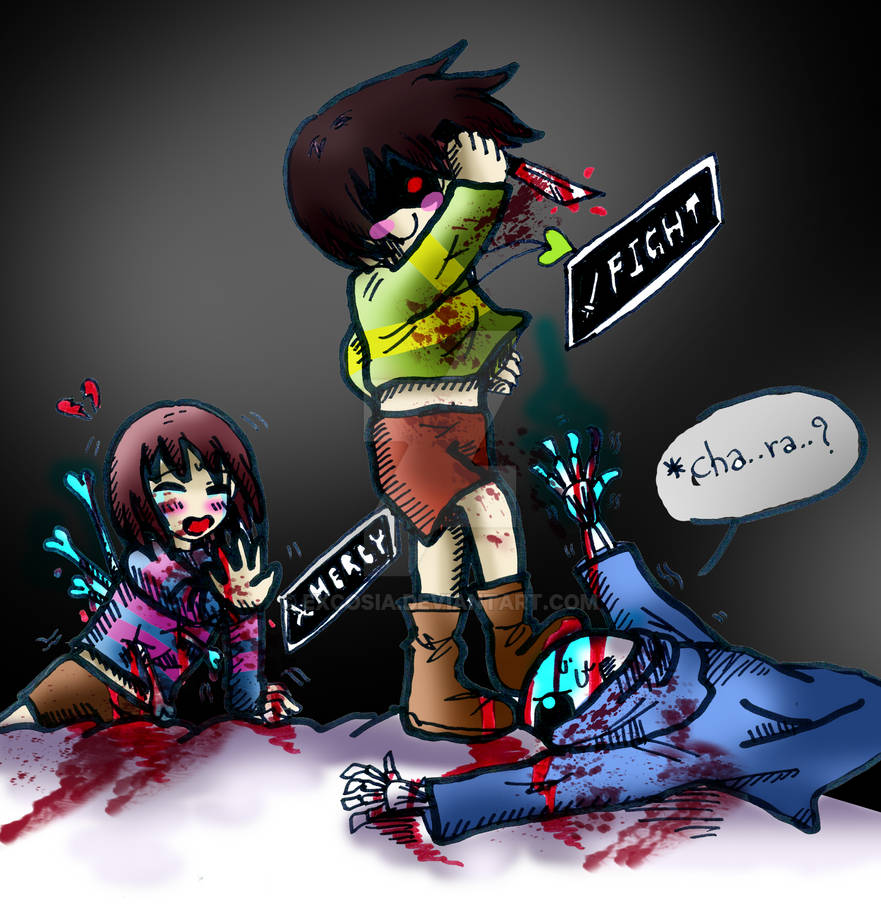 Undertale] I Don'T Like This Way Chara X Sans X By Excosia On Deviantart