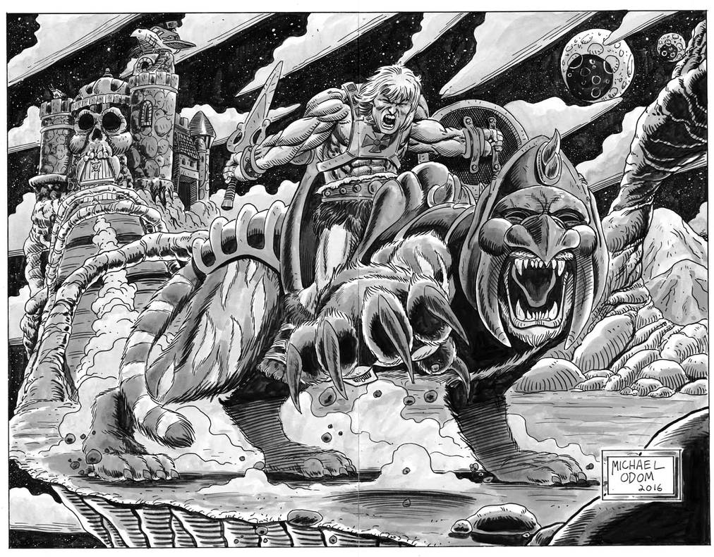 King Raskull King of Castle Grayskull by MichaelOdomArt on DeviantArt