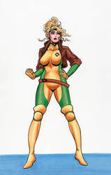 Miss Spencer as Rogue