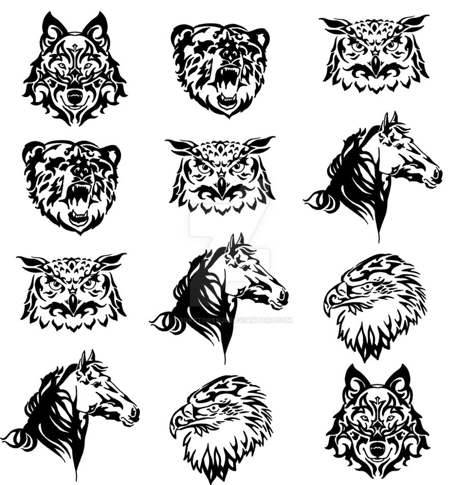 Tribal Animals By Bookstoresue On DeviantArt