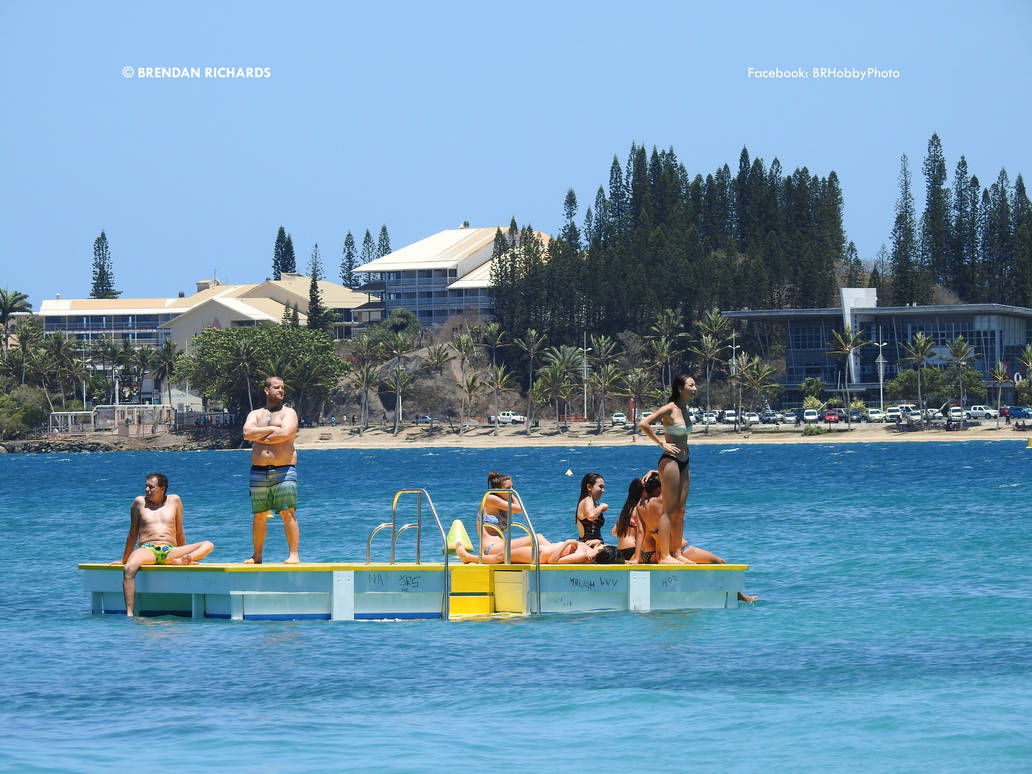 Un ponton flottant