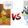 Duck vs Bluey