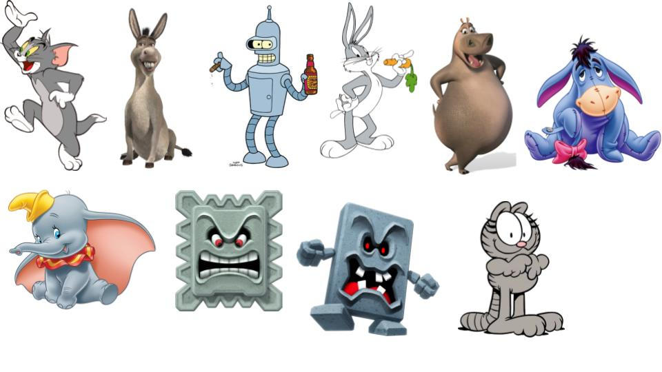 Which Of These Gray Characters Are Better? by EthanStone8 on DeviantArt