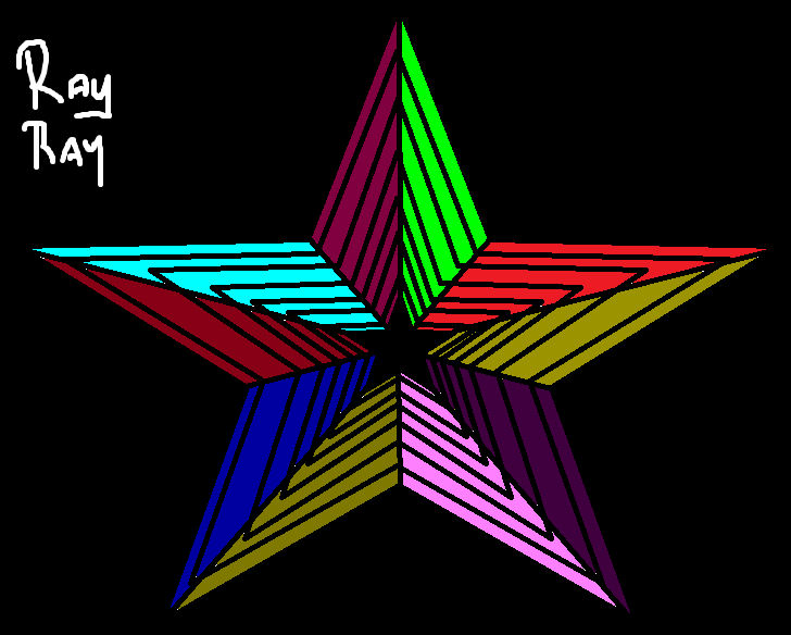 Coloured Star by RayyRayy101 on DeviantArt