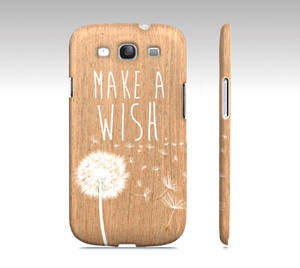 Make A Wish Dandelion Wood - Galaxy S3 Case by suprcases