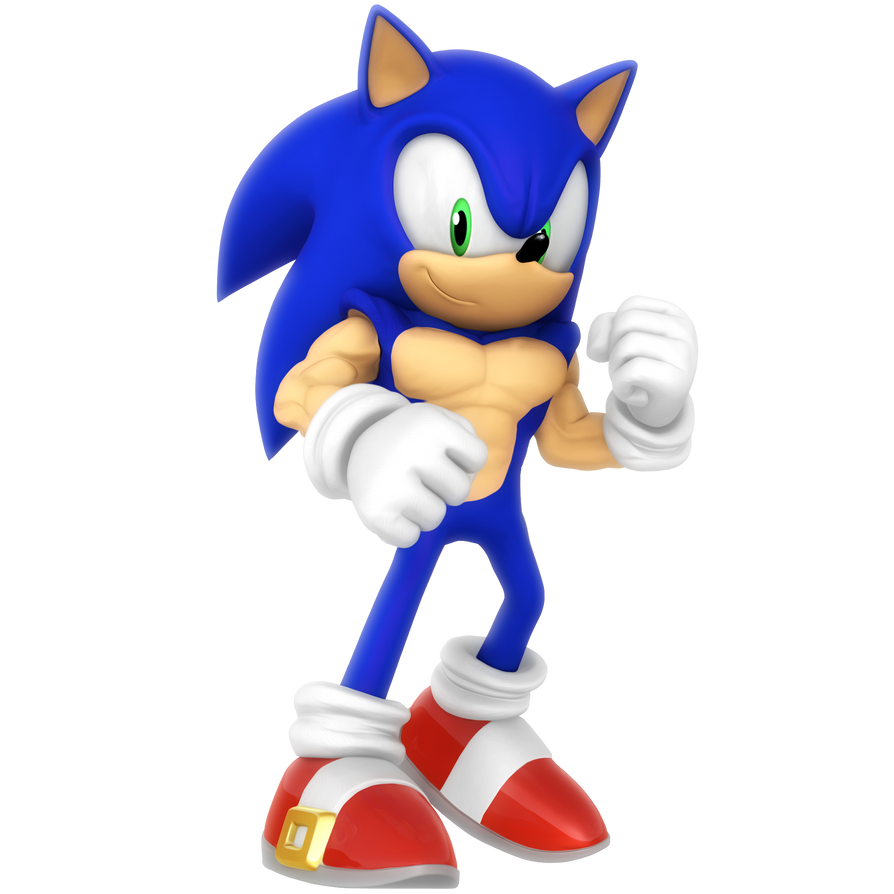 buff sonic Render by wbelad on DeviantArt