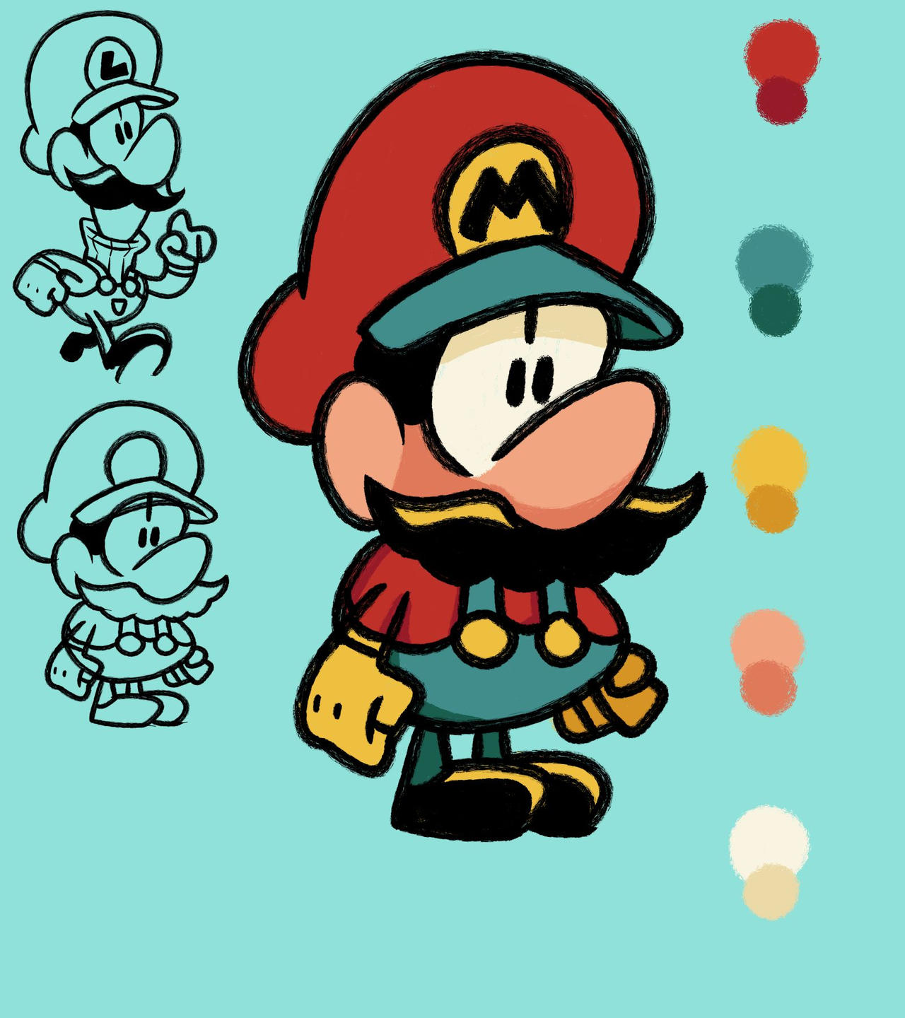 Mario basic concept by Richarmander07 on DeviantArt