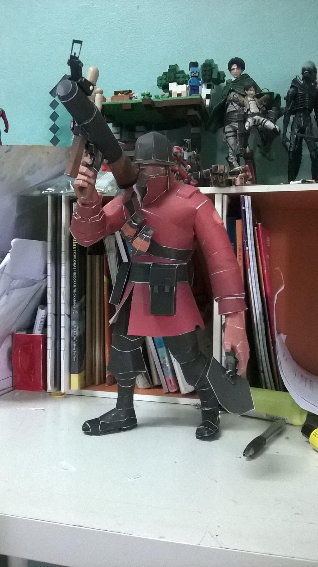 Papercraft soldier by Abang1 on DeviantArt