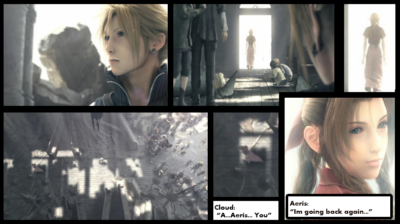 Aeris and Cloud - Comic