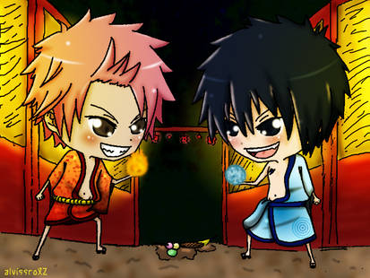 Natsu and Gray-Spring Festival