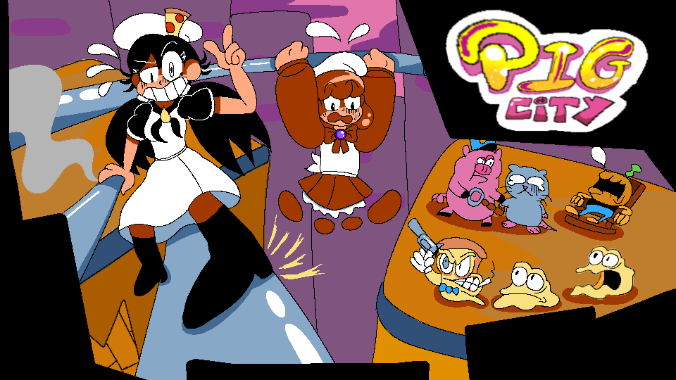 Pig City ft Peppina Ramen and Gustava with Renga by carlidibujo on ...