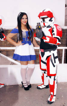 R2D2 and Clon Trooper Old Republic