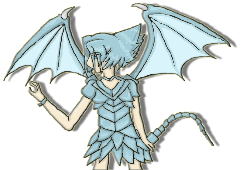 Blue Eyes White Dragon Girl by TheUchihafactor on DeviantArt