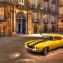 69 Yellow Camaro HDR