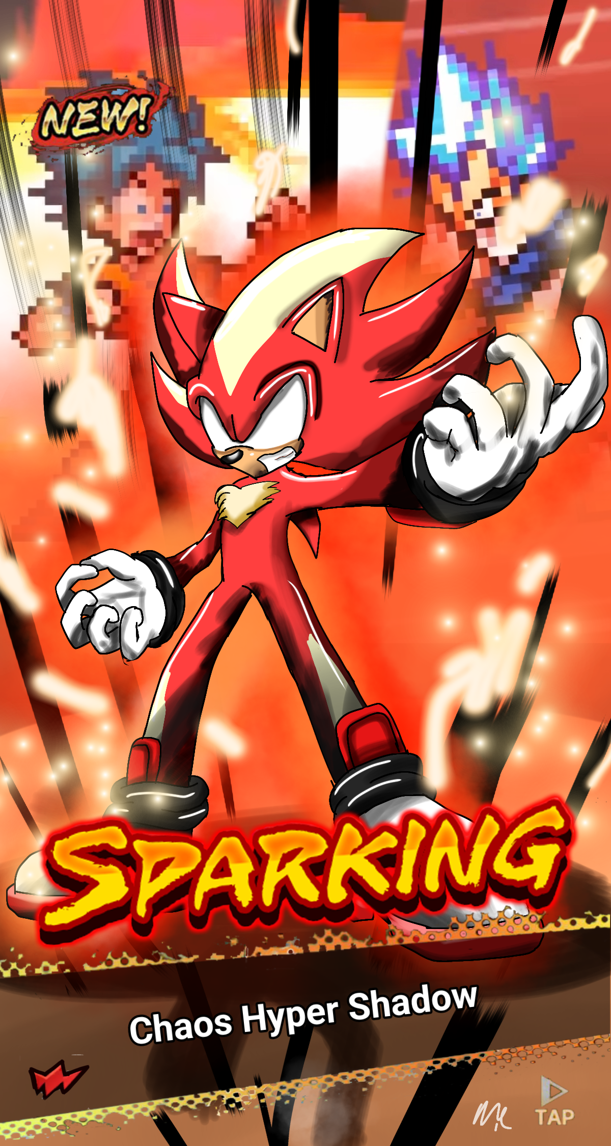 Hyper Shadow Flying SPARKING Chaos Hyper Shadow by ChaseTales on DeviantArt