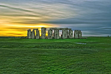 Sunset at Stonehenge - Wiltshire, England