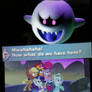 rainbow dash and her friends scared of King Boo