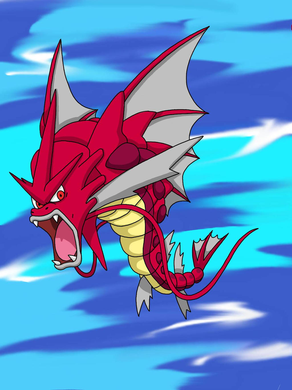Shiny Mega Gyarados By SlimeyLlama On DeviantArt shiny-mega-gyarados-by-slimeyllama-on-deviantart