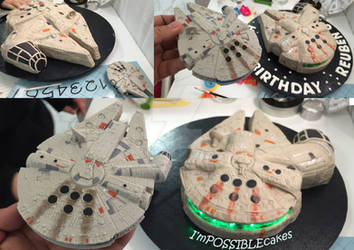 Millennium Falcon Milk Free Mud Cake