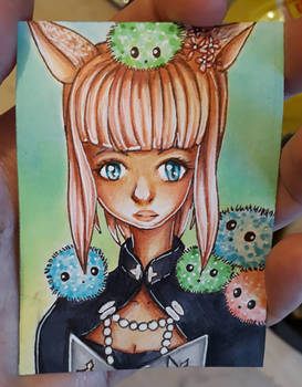 ACEO Floofboll