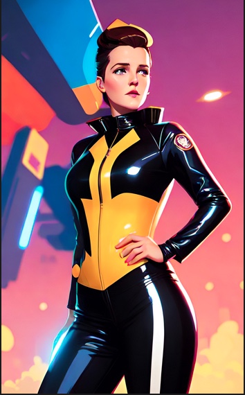 Retro SciFi Star Cop 9