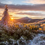 Sunrise in Giant Mountins