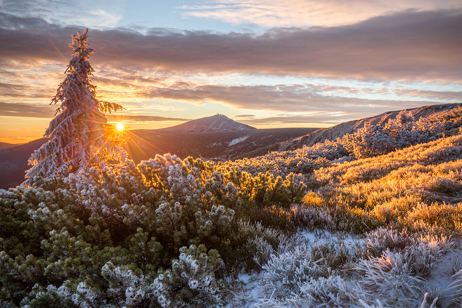 Sunrise in Giant Mountins