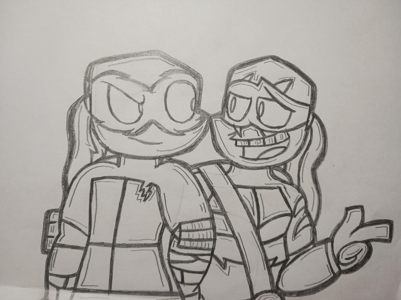 Transfemme Rise Raph Raph and Rise Leo by ReginaldMaster on DeviantArt