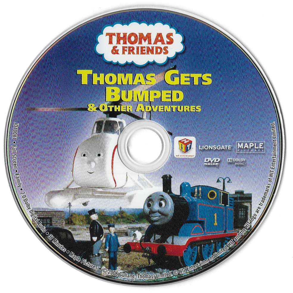 Thomas Gets Bumped Canadian DVD disc by Jack1set2 on DeviantArt