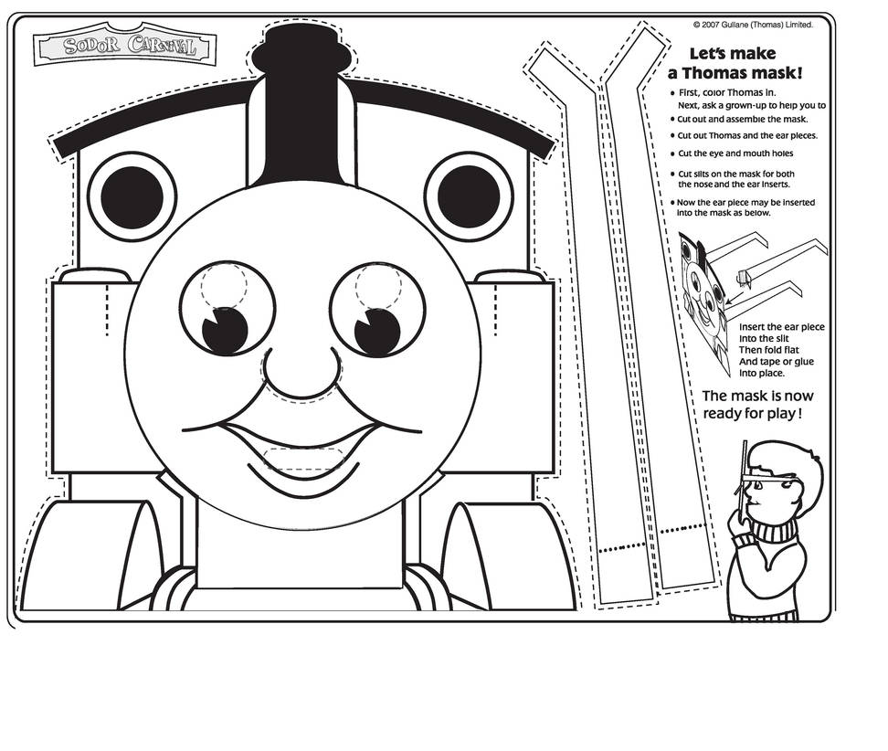 Cutouts Thomas Mask By Jack1set2 On DeviantArt