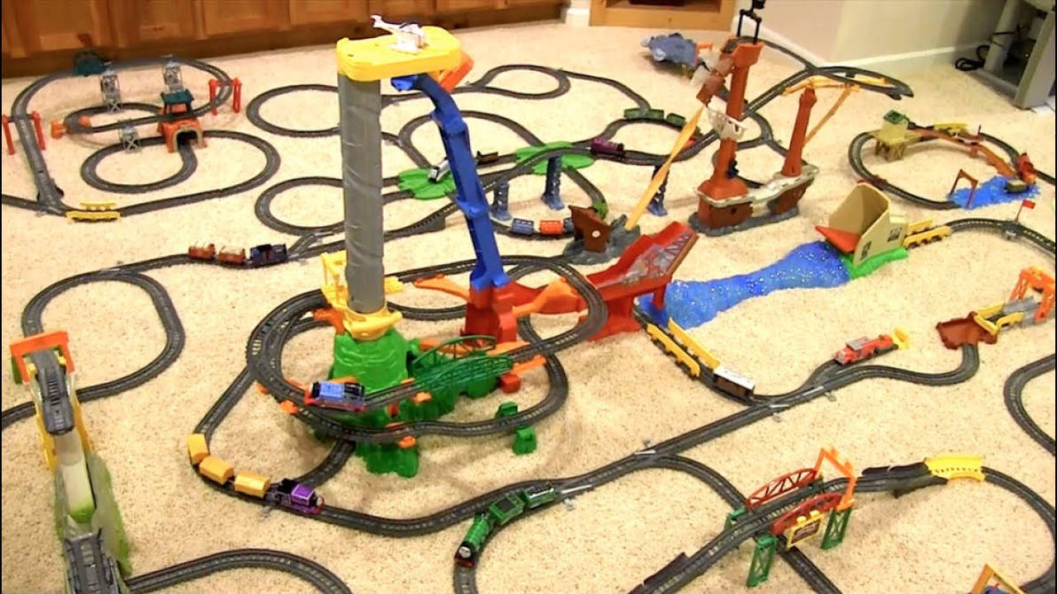 Trackmaster Pattern Image Trackmaster Layout Indoors by Jack1set2 on DeviantArt